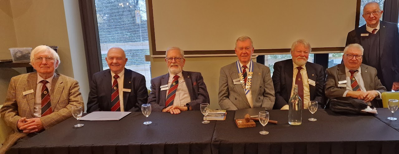 New Milton Probus committee group photograph